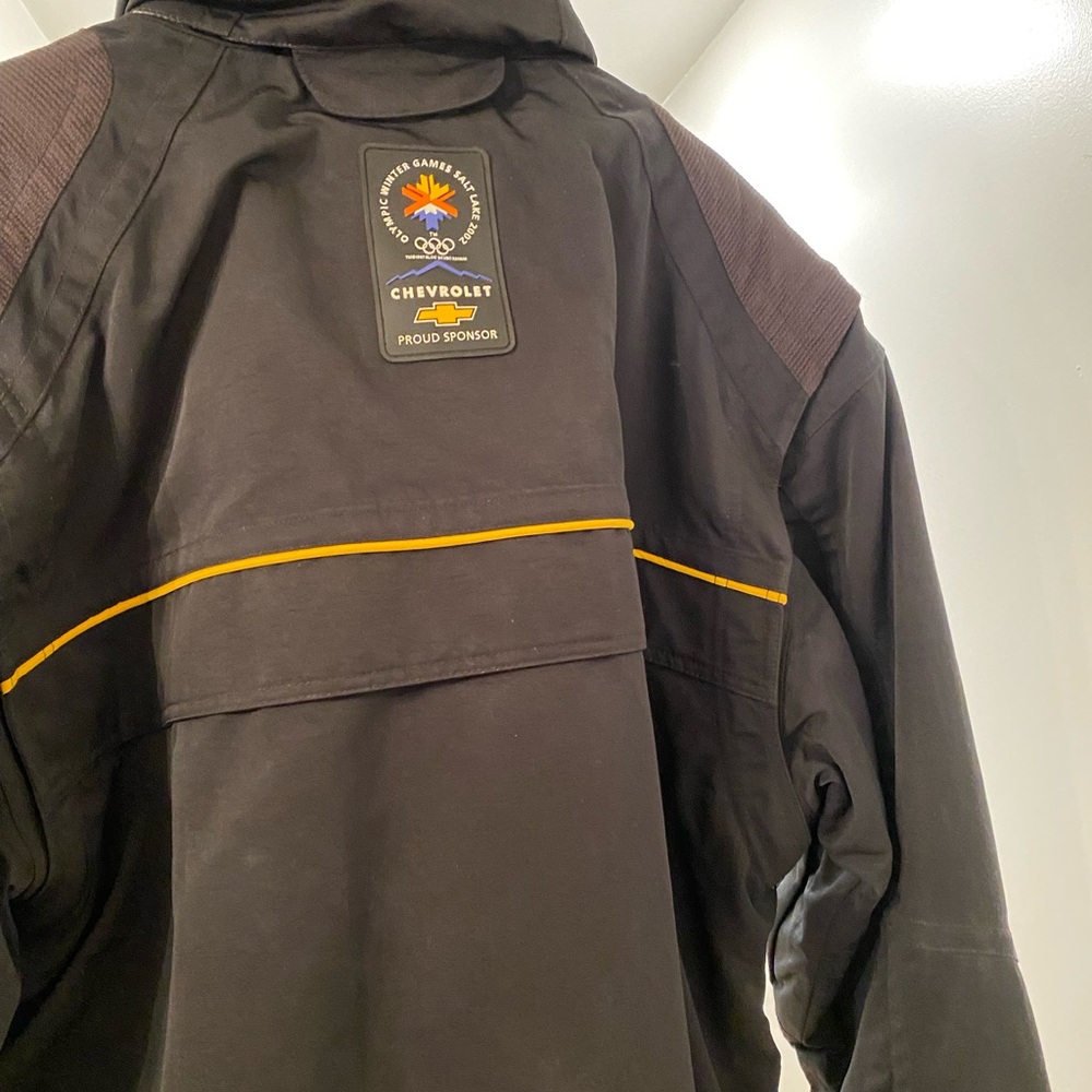 Black Performance Jacket - vintage 2002 Olympic with matching vest